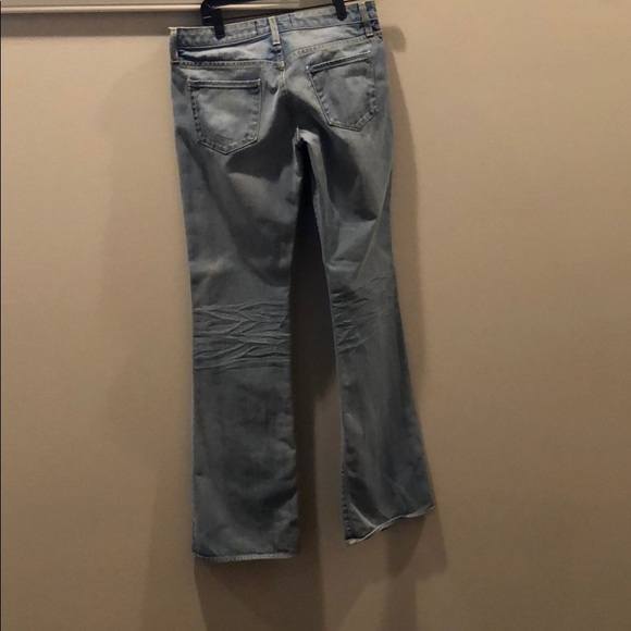 Faded blue jeans, low waisted, slightly flare - Picture 2 of 2